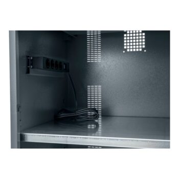 Huvema K7340G detail van monitorruimte en aansluitingen
