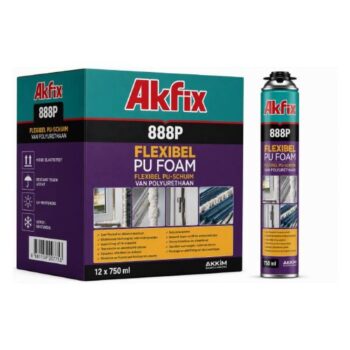 AKFIX 888P Flexfoam Gun wit 750 ml - doos 12 stuks