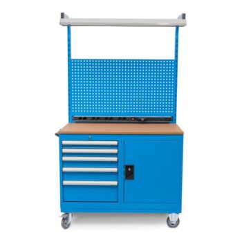 Huvema K8030 mobiele werkbank frontaanzicht