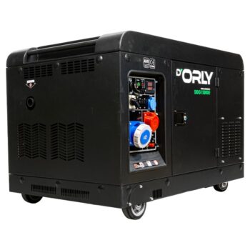 D'Orly Diesel Aggregaat 16kVA DDG15000E Geluidsgedempt AVR Generator 1326cc 4-takt Tweecilinder | 2x230V & 1x400V - Afbeelding 3