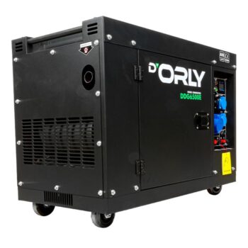 D'Orly Diesel Aggregaat 6.5kVA DDG6500E Geluidsgedempt AVR Generator 498cc 4-takt | 3x230V 16A - Afbeelding 3