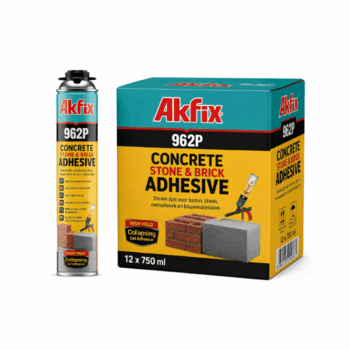 Akfix 962P PU beton-, steen- en baksteenlijm 750 ml - doos 12 stuks