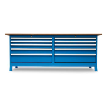 Huvema K3640 werkbank 220 x 60 cm met MDF werkblad