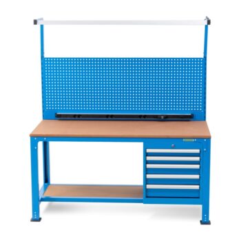 Huvema K3655 werkbank met MDF werkblad en vijf laden