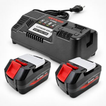 KEYANG 18V 5.0Ah Accuset met 2 Accu’s en Oplader
